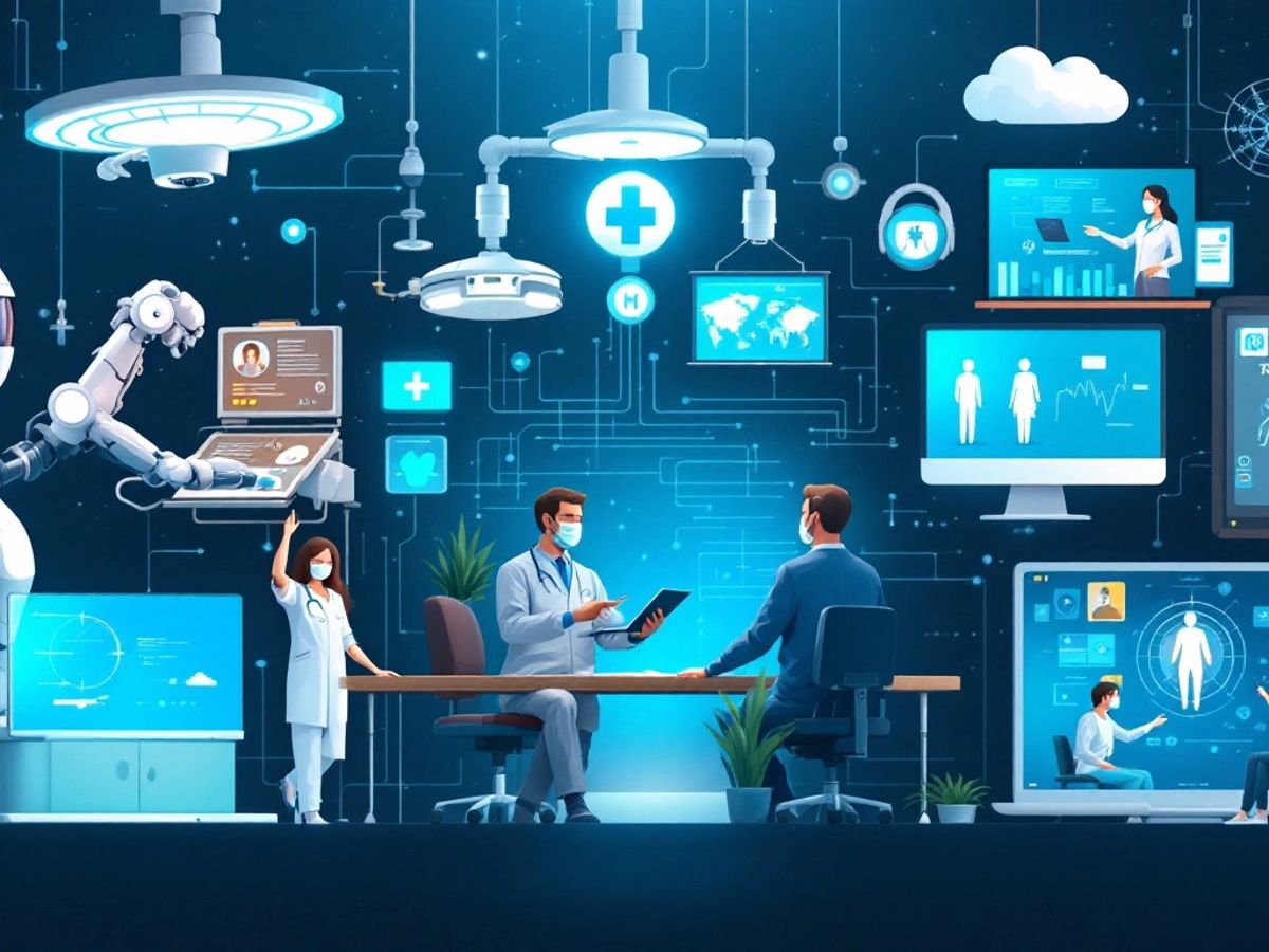 Tehnologii moderne în medicină, echipamente avansate de sănătate.