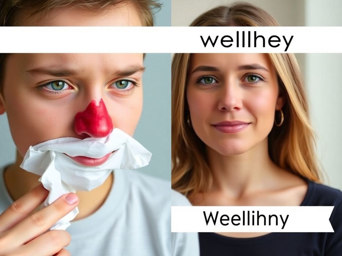 Femeie strănutând, ilustrând gripă sau răceală.