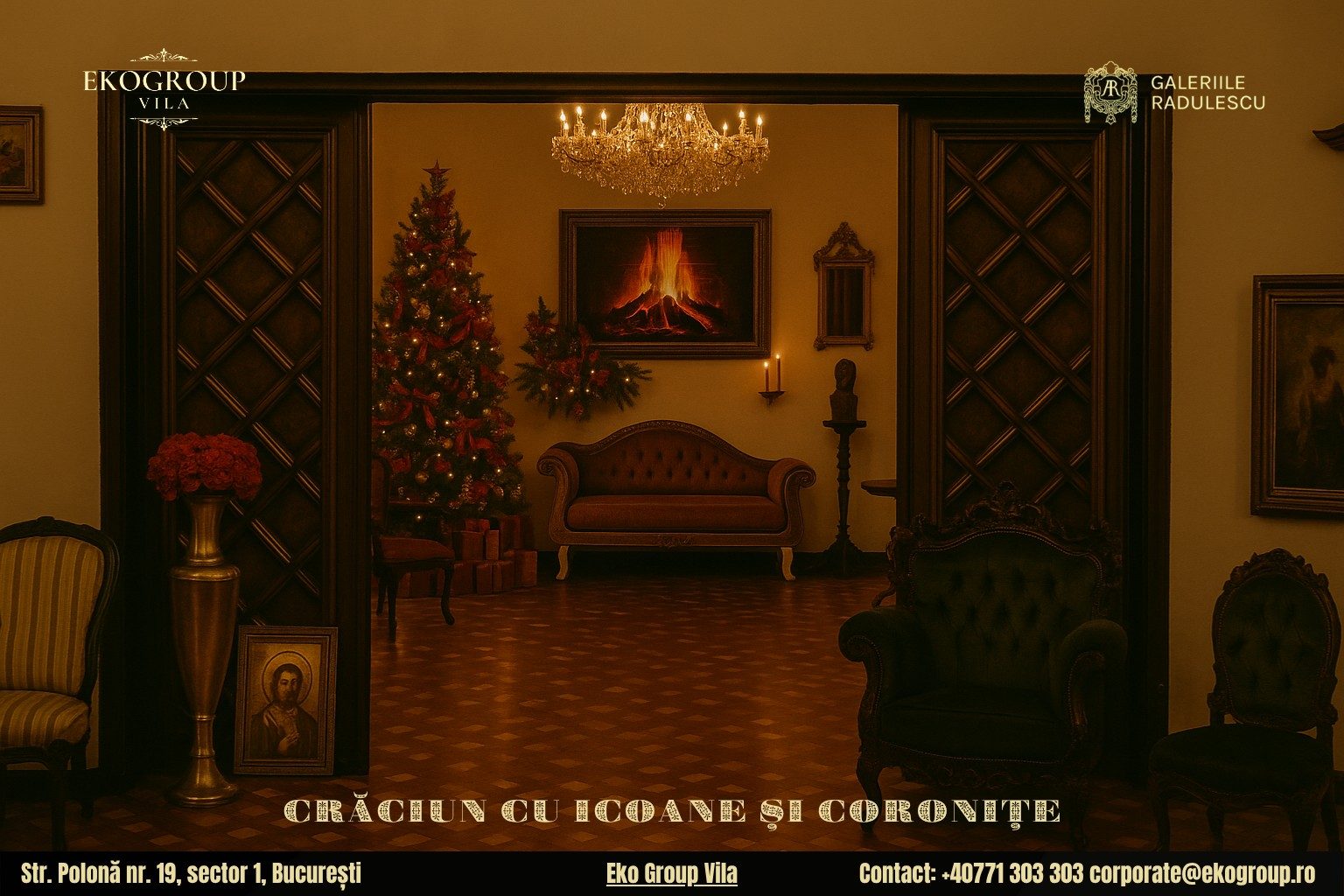 Decoratiuni de Craciun: O Călătorie Nostalgică în Crăciunul Anilor ’30 la Eko Group Vila